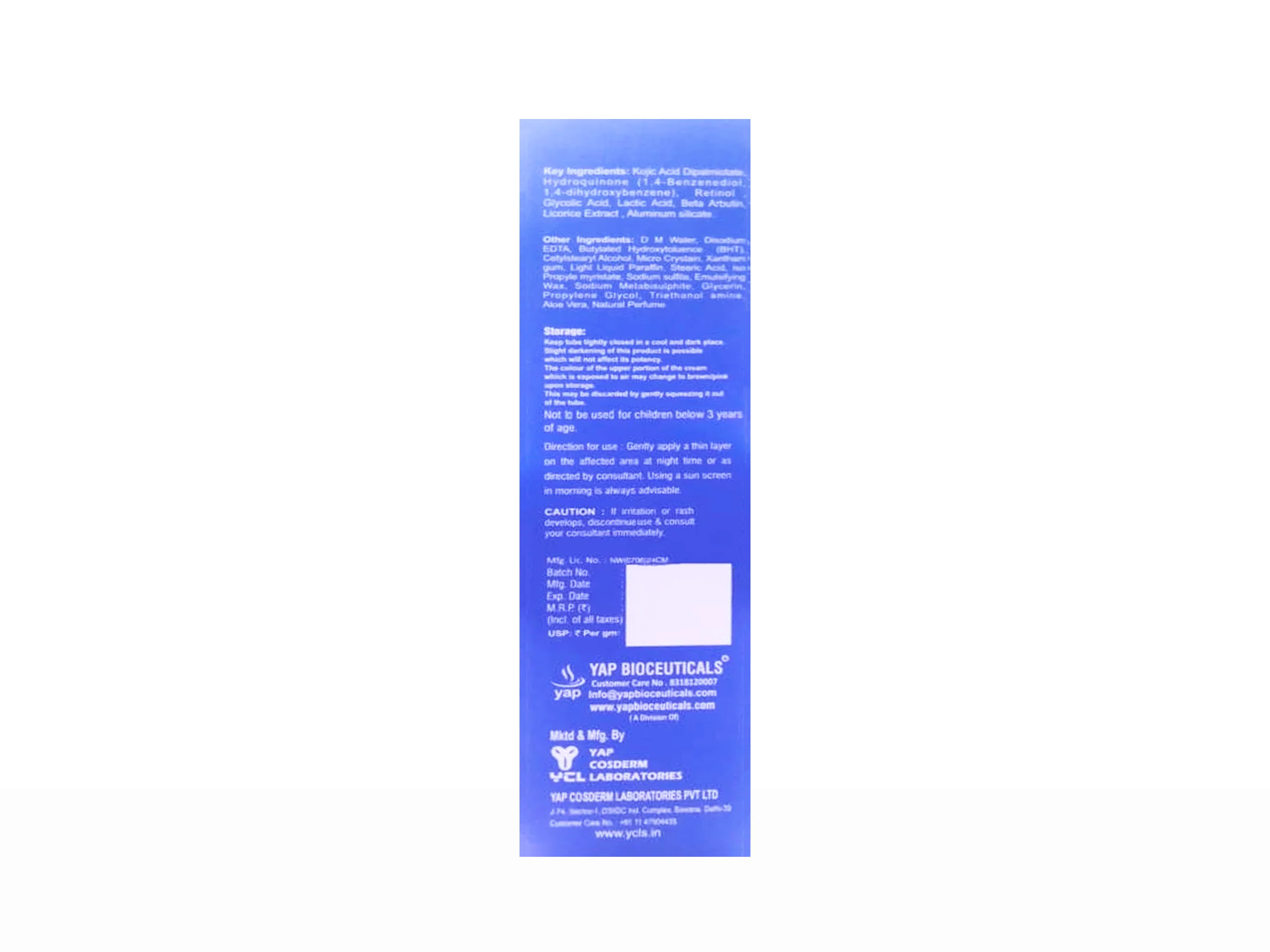 Yapi Glow KH Intensive Action Skin Lightening Face Cream - Image 3