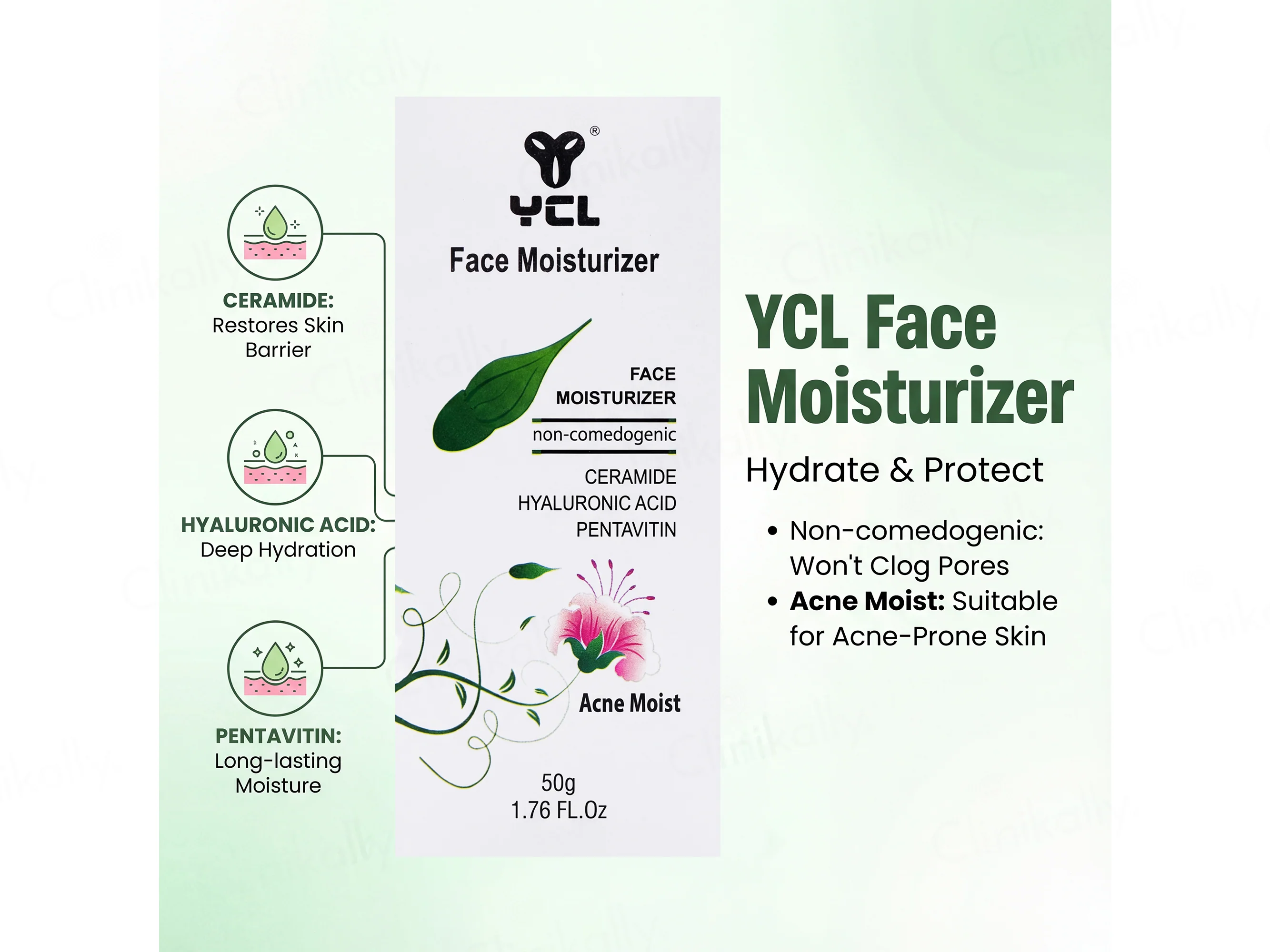 YCL Acne Moist Face Moisturizer - Image 2