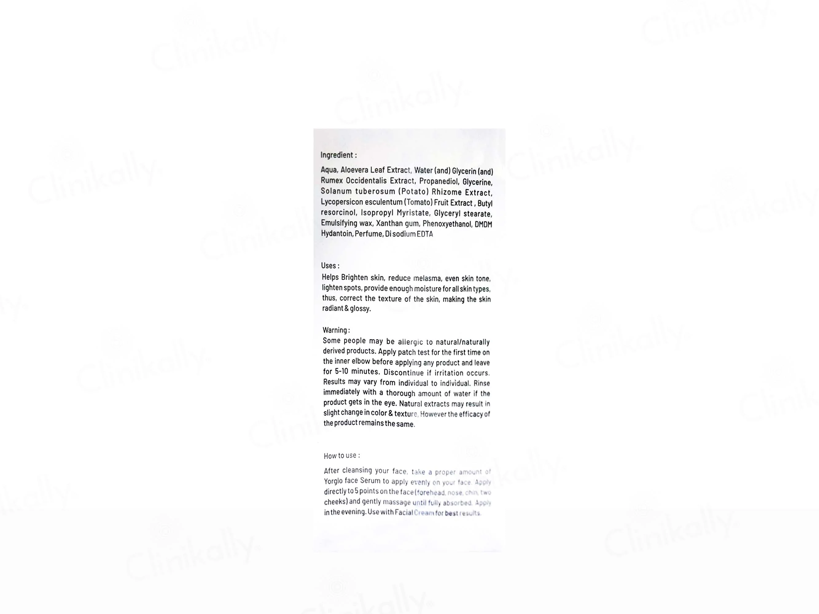Yorglo Face Serum - Image 3