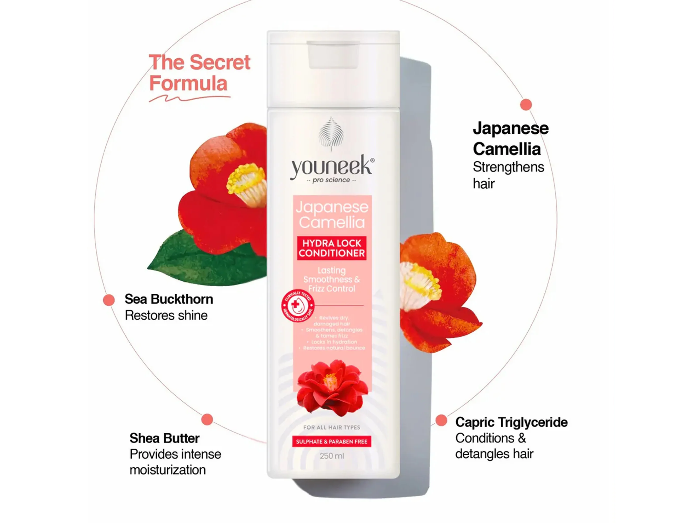 Youneek Pro Science Japanese Camellia Hydra Lock Conditioner - Image 4