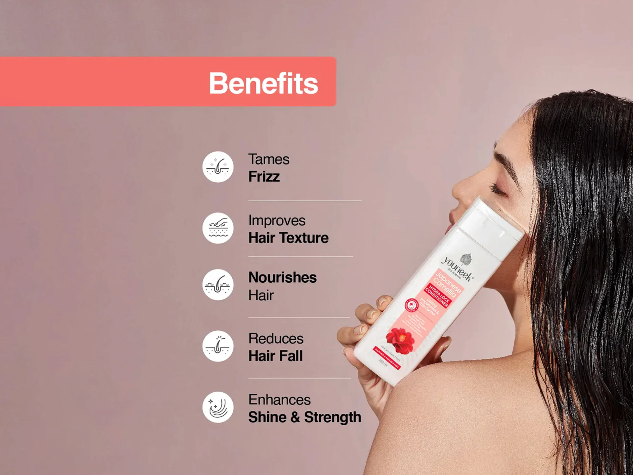 Youneek Pro Science Japanese Camellia Hydra Lock Conditioner - Image 5