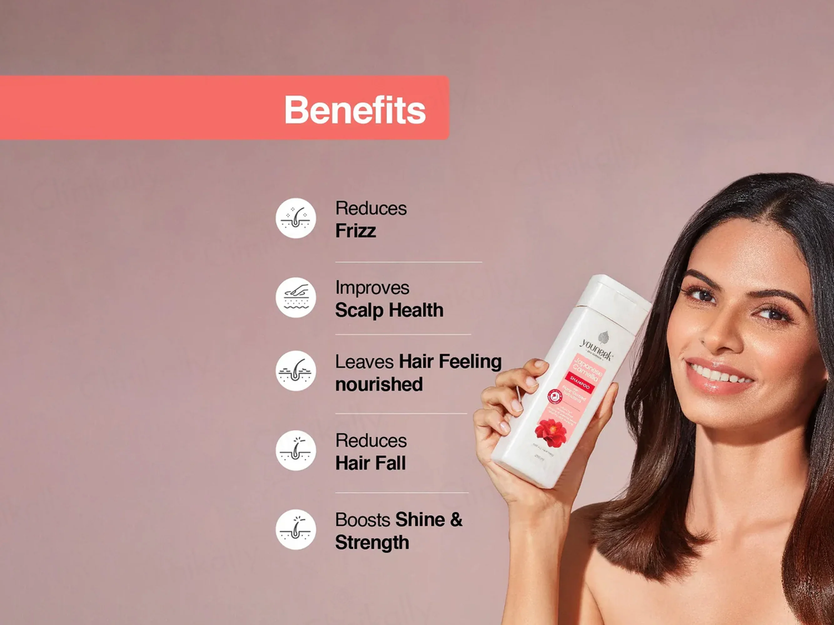 Youneek Pro Science Japanese Camellia Shampoo - Image 4