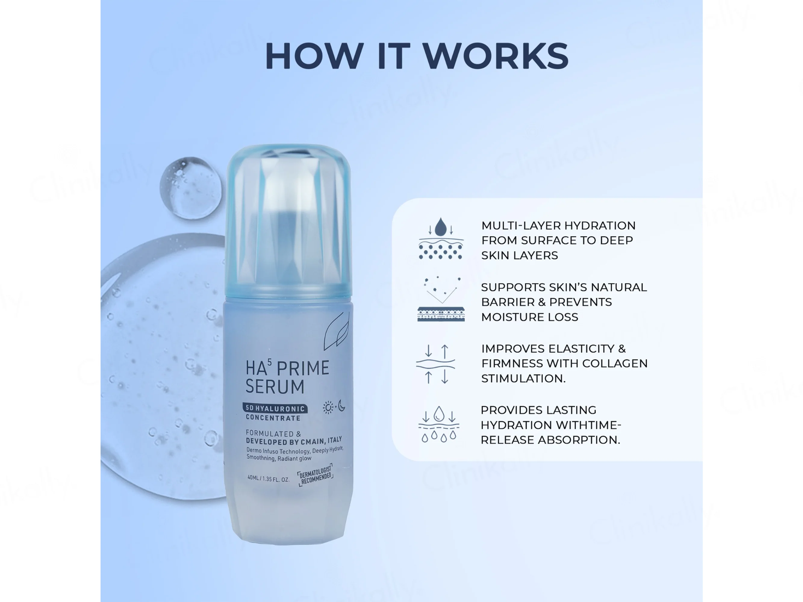Yuderma HA Prime 5D Hyaluronic Concentrate Serum - Image 2