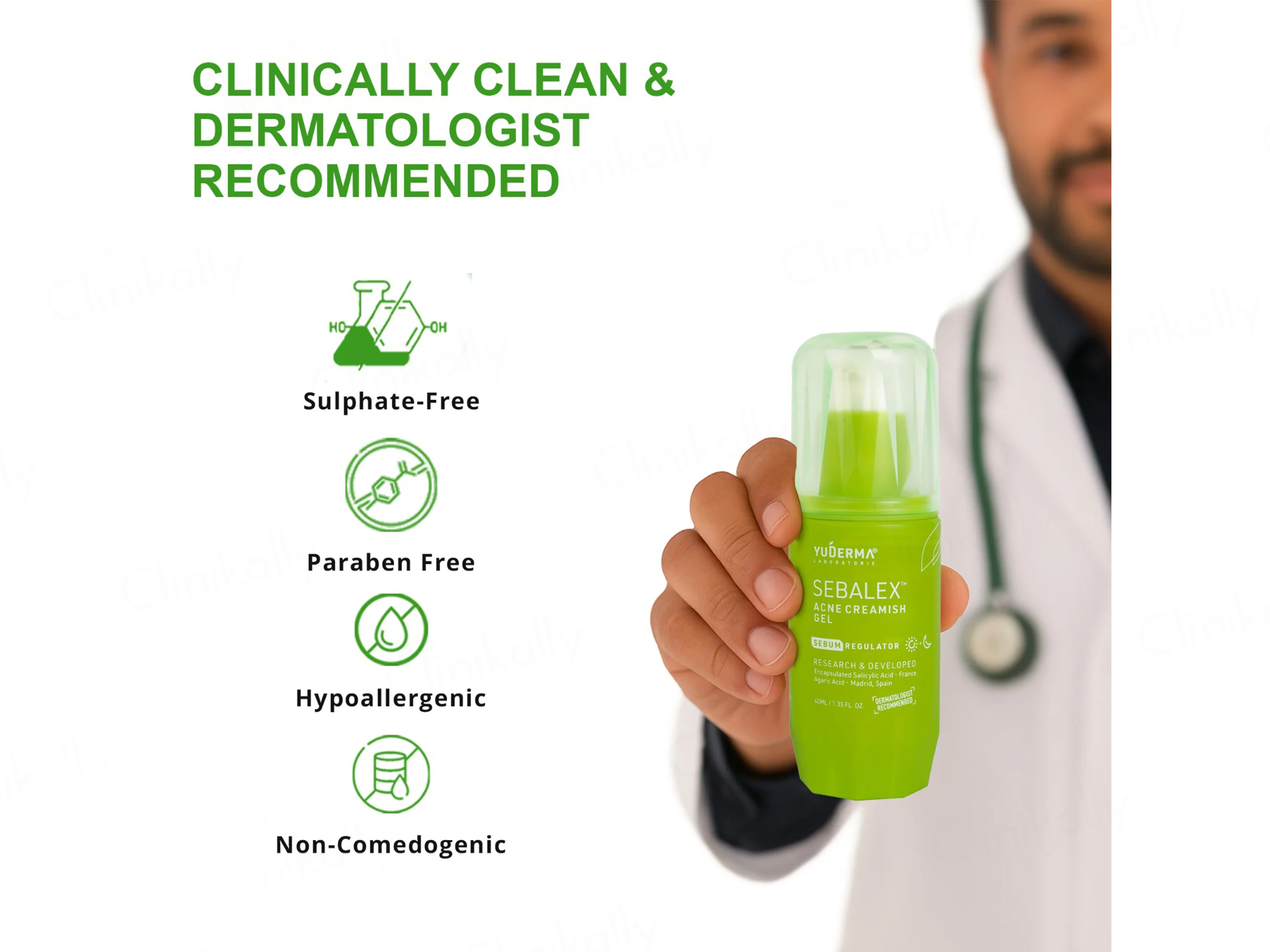 Yuderma Sebalex Acne Creamish Gel - Image 5