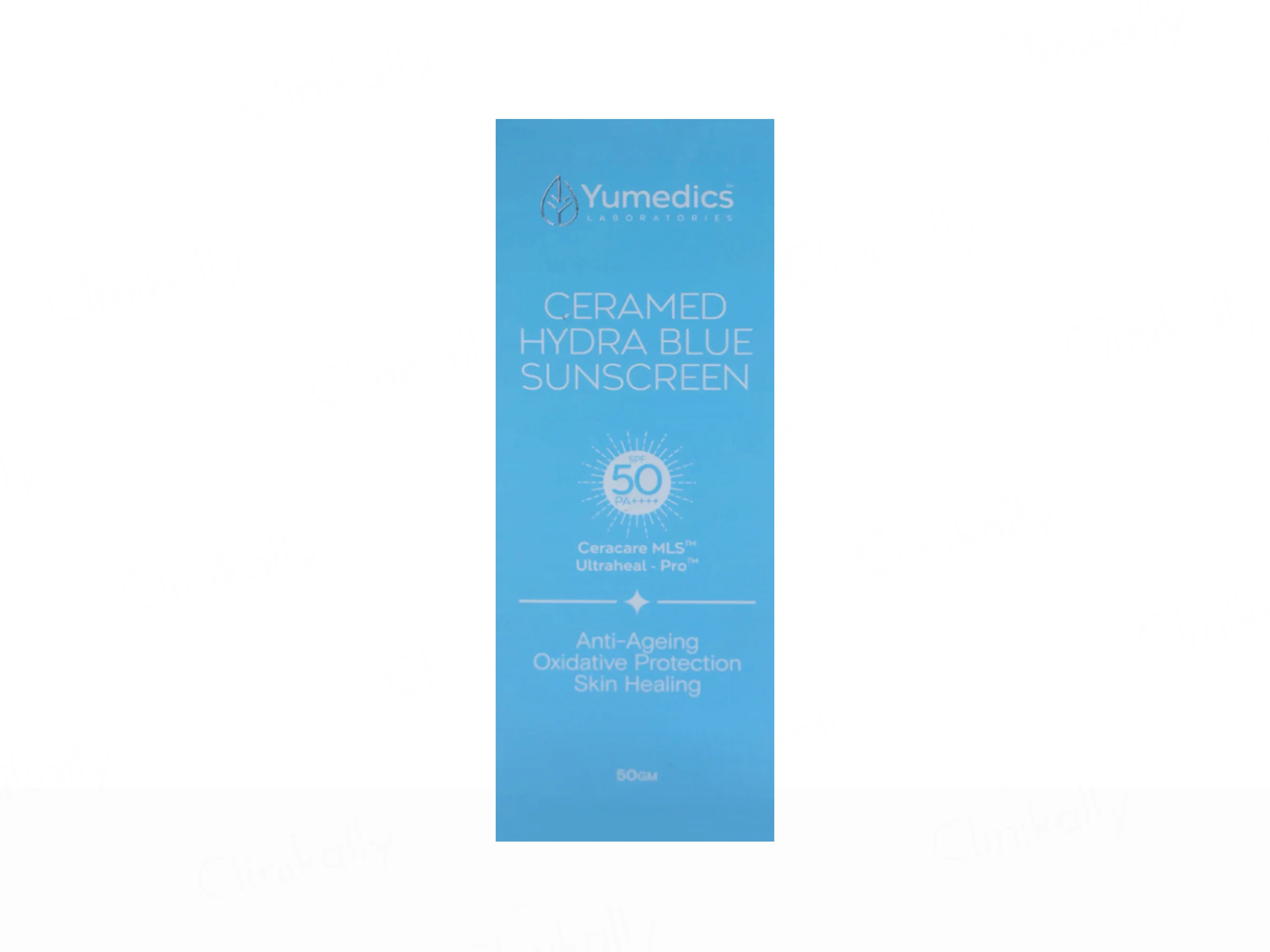 Yumedics Ceramed Hydra Blue Sunscreen SPF 50 PA ++++ - Image 3