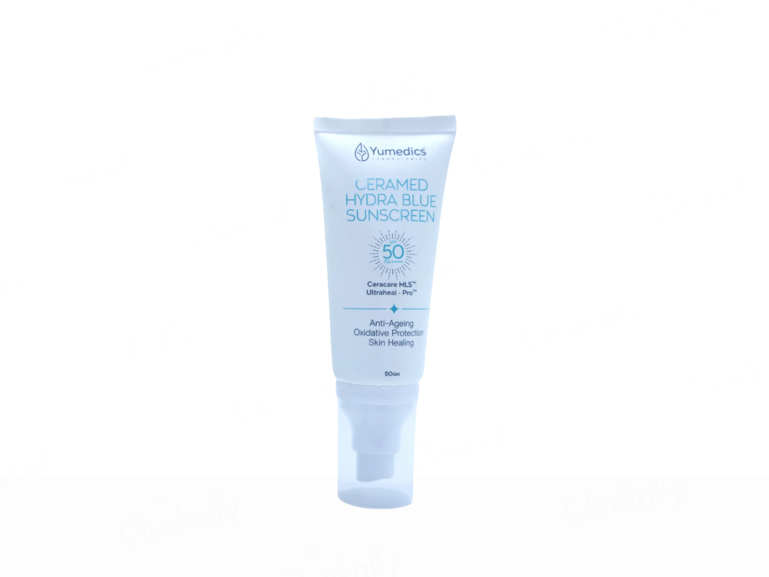 Yumedics Ceramed Hydra Blue Sunscreen SPF 50 PA ++++ - Image 4