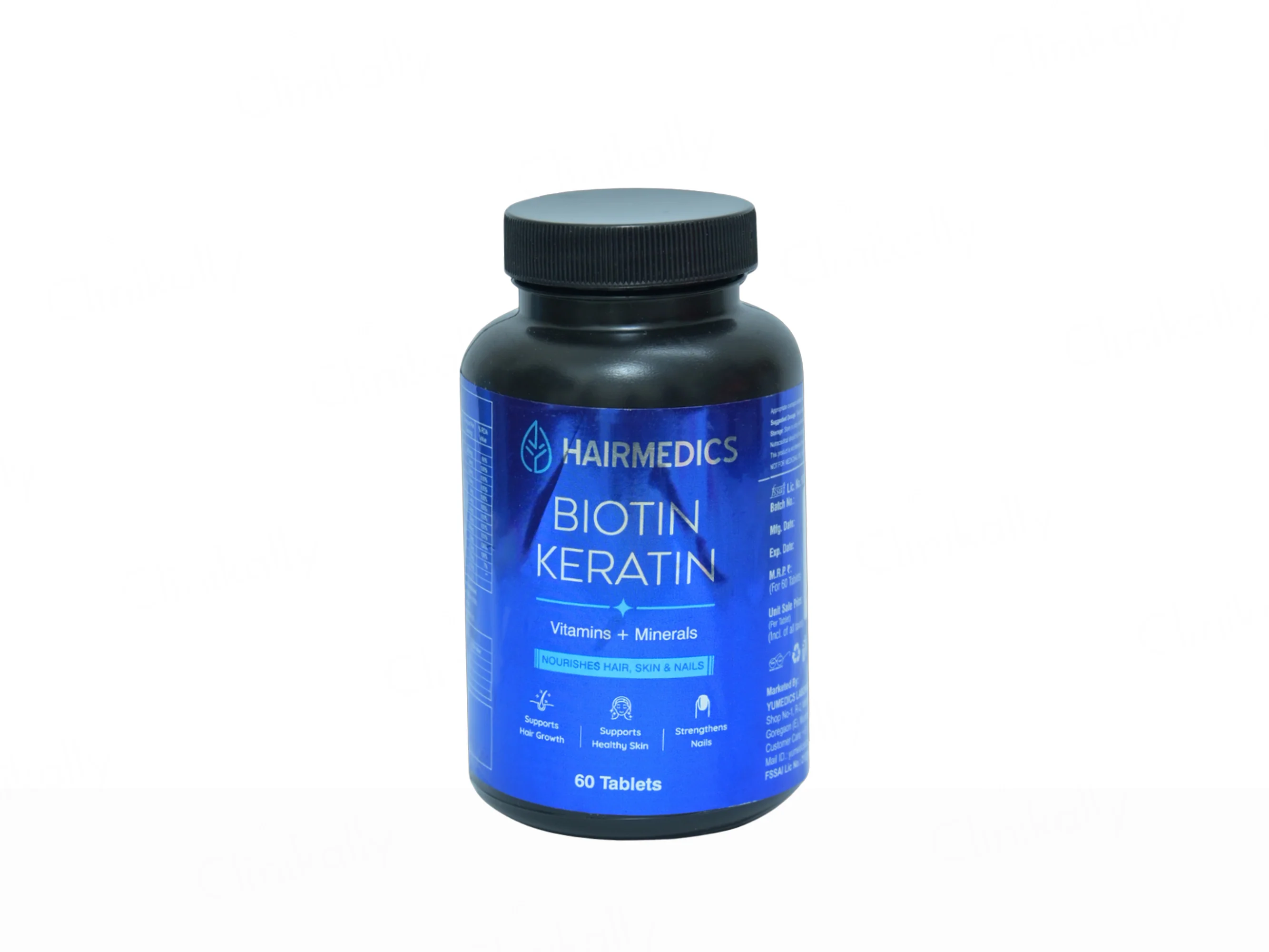 Yumedics Hairmedics Biotin + Keratin Vitamins & Minerals Nutraceutical Tablet - Image 4