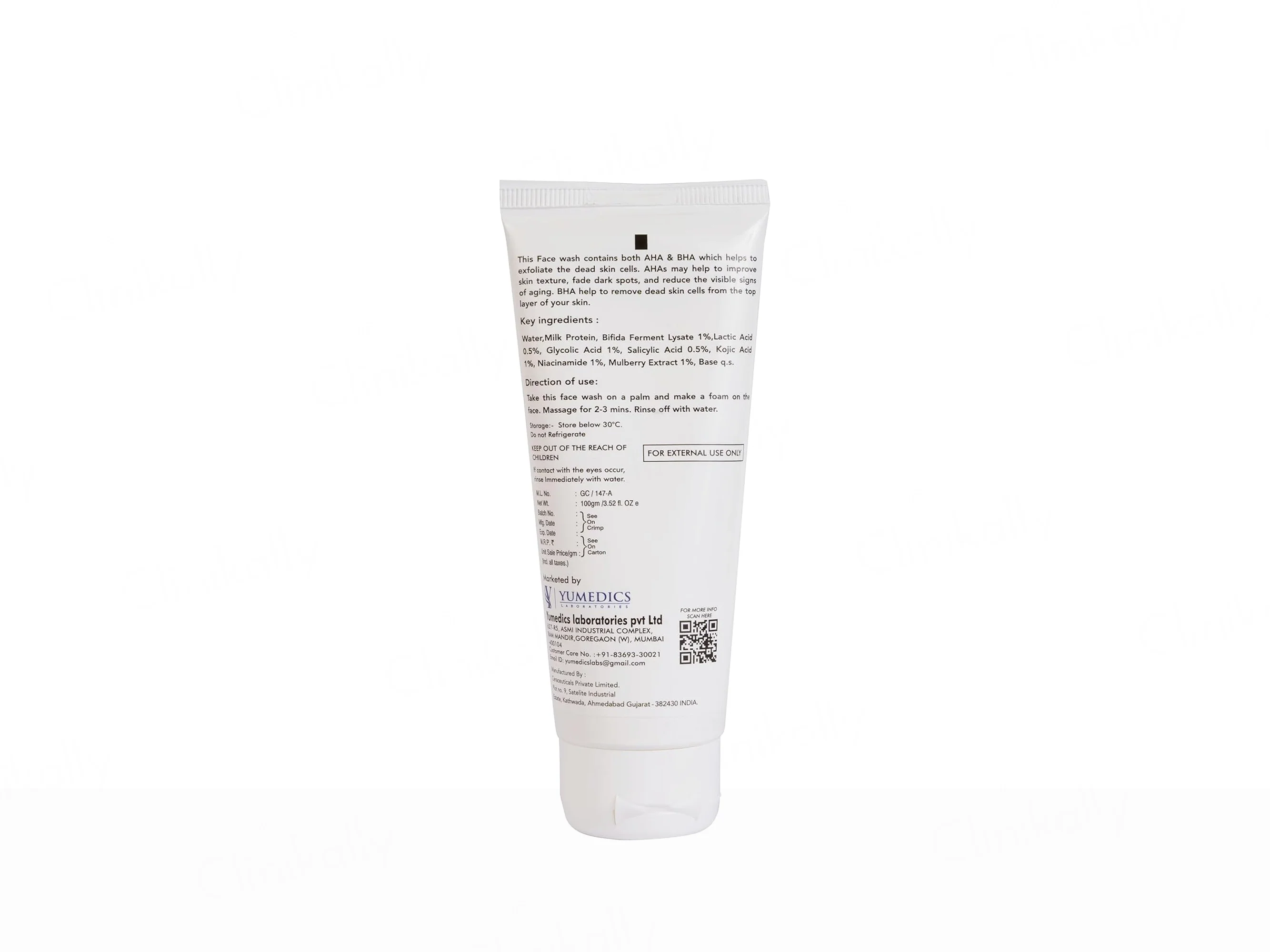 Yumedics Prolite AHA BHA Face Wash - Image 4