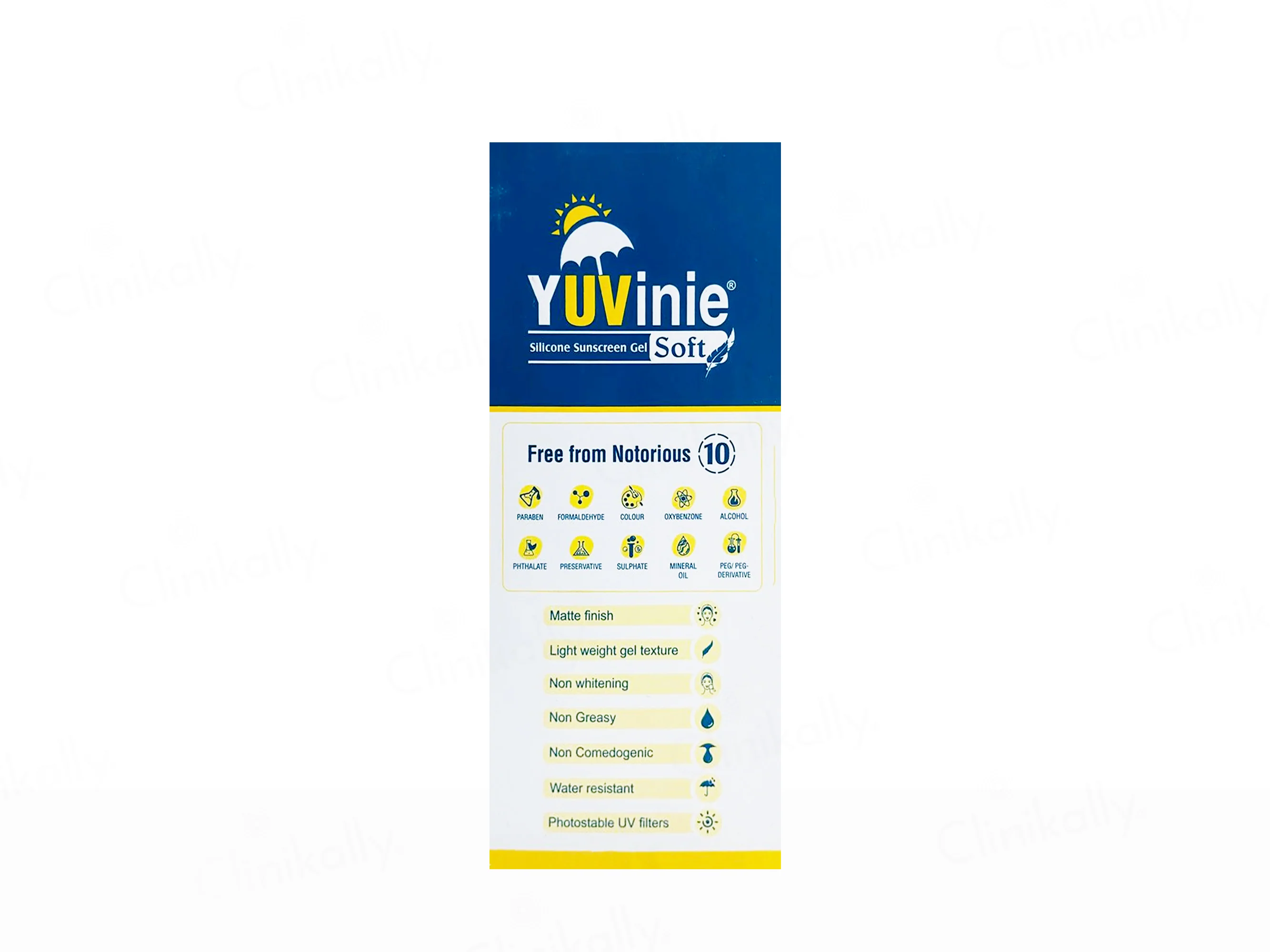 Yuvinie Soft Silicone Sunscreen Gel SPF 50+ - Image 3