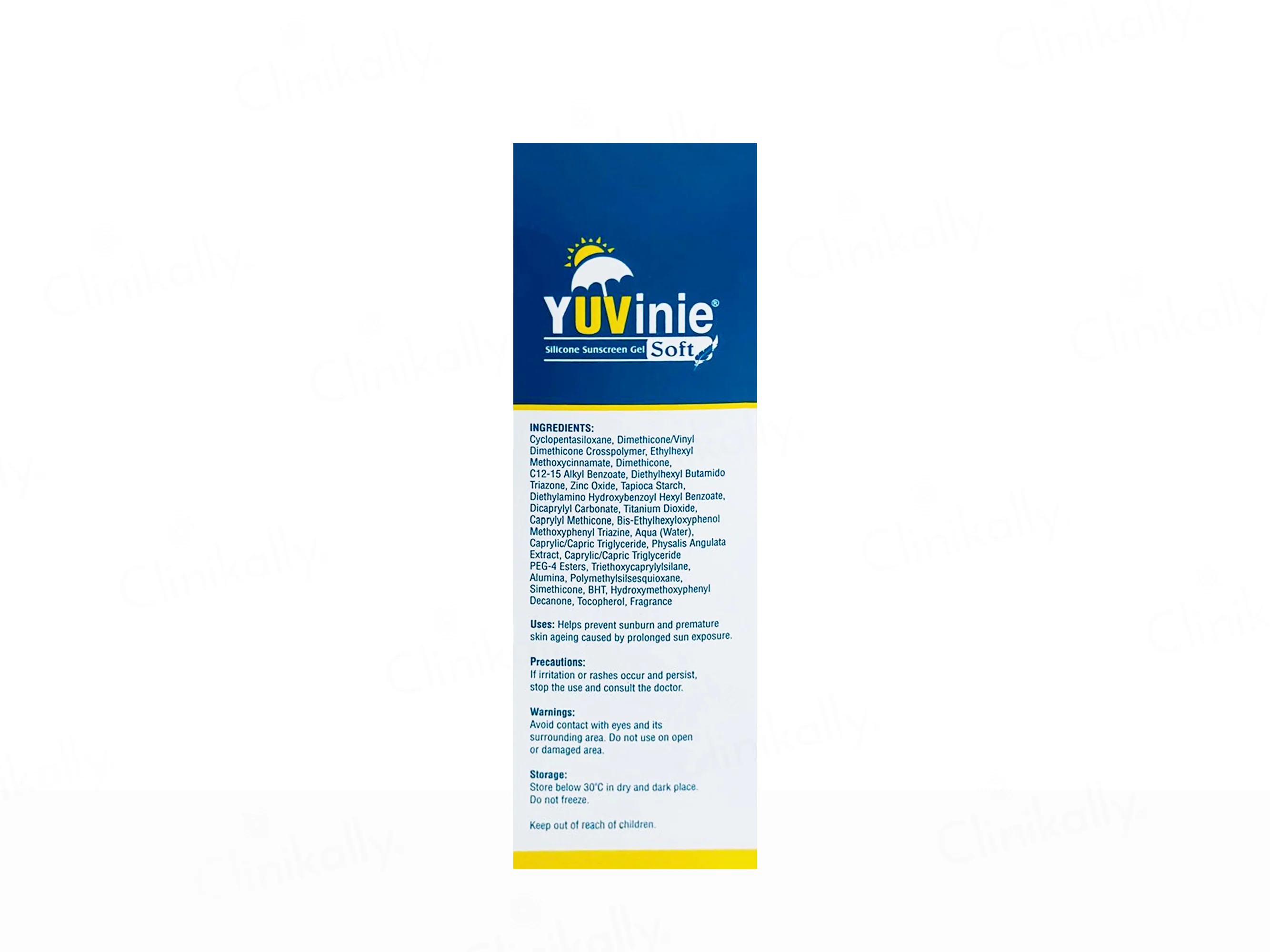 Yuvinie Soft Silicone Sunscreen Gel SPF 50+ - Image 4