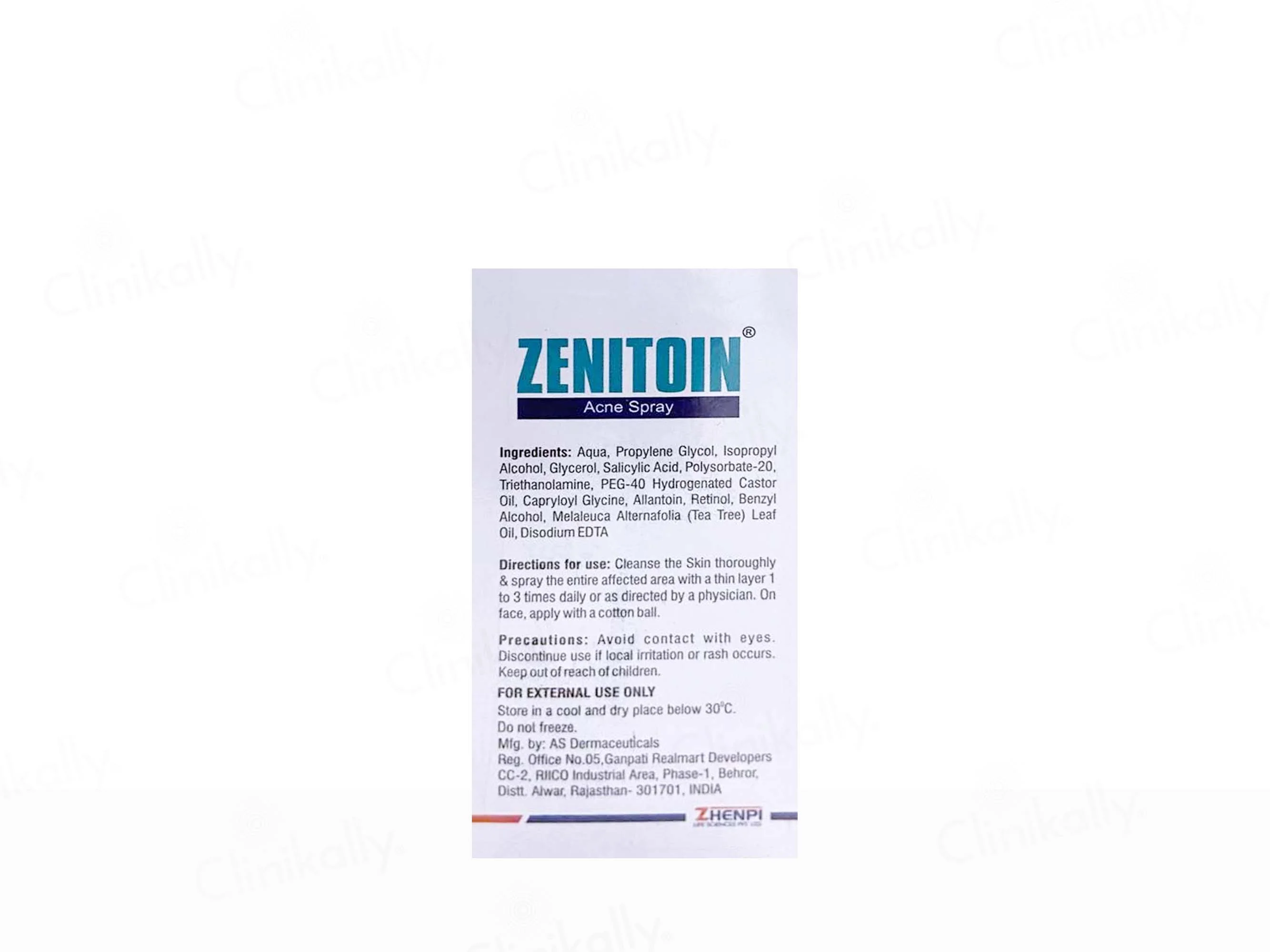 Zenitoin Acne Spray - Image 2