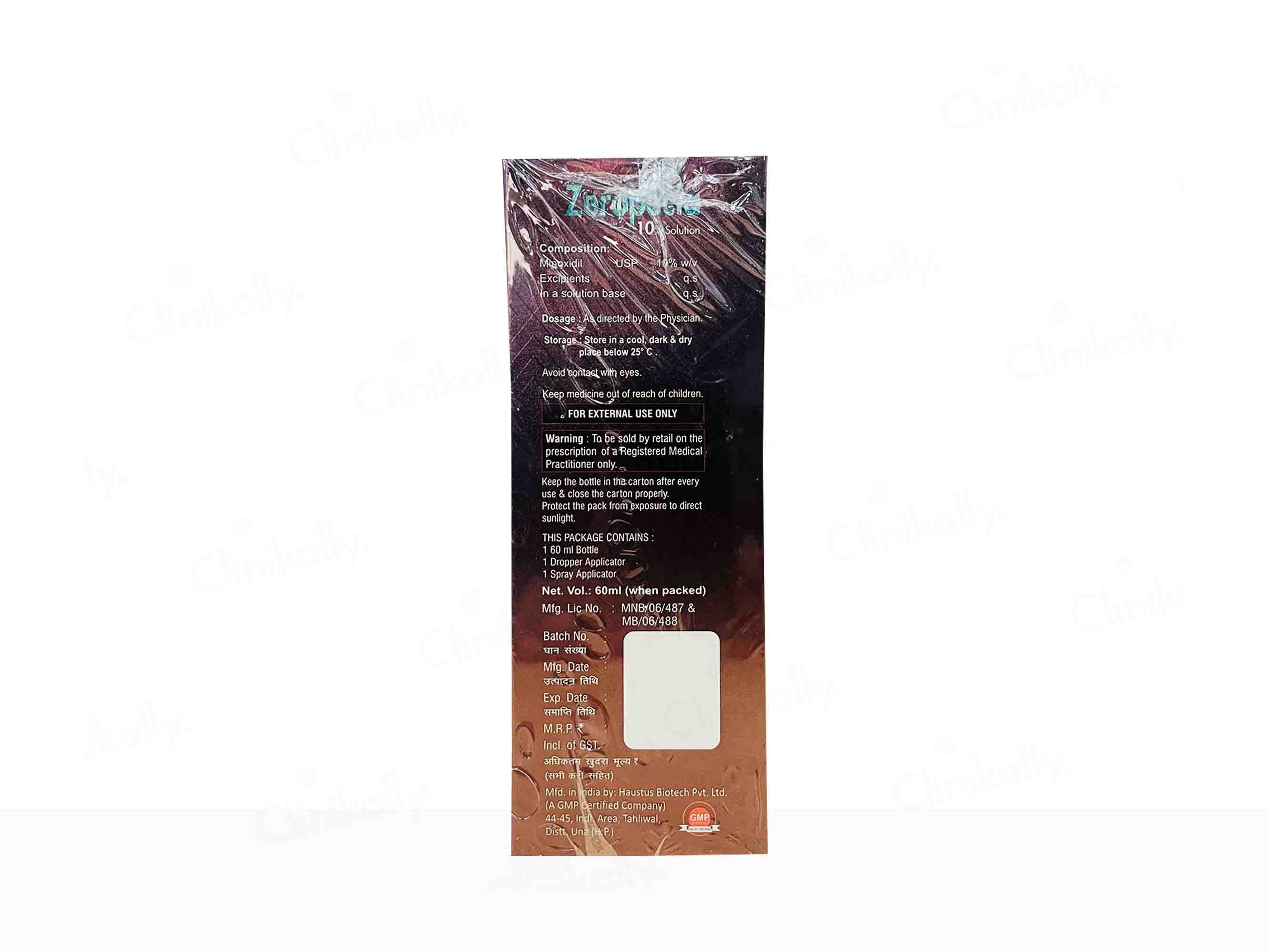 Zeropecia 10% Topical Solution - Image 4