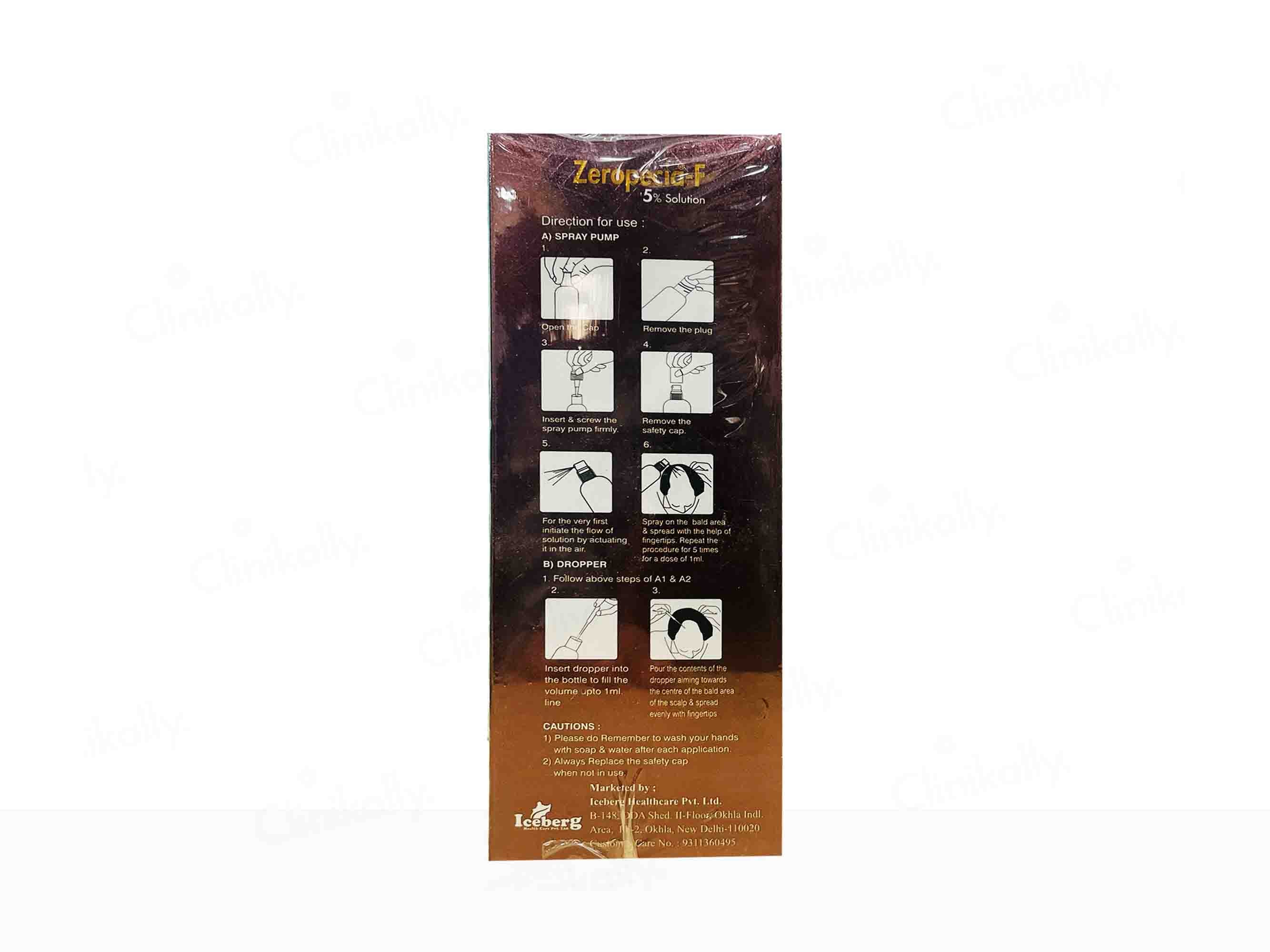 Zeropecia F 5% Topical Solution - Image 3