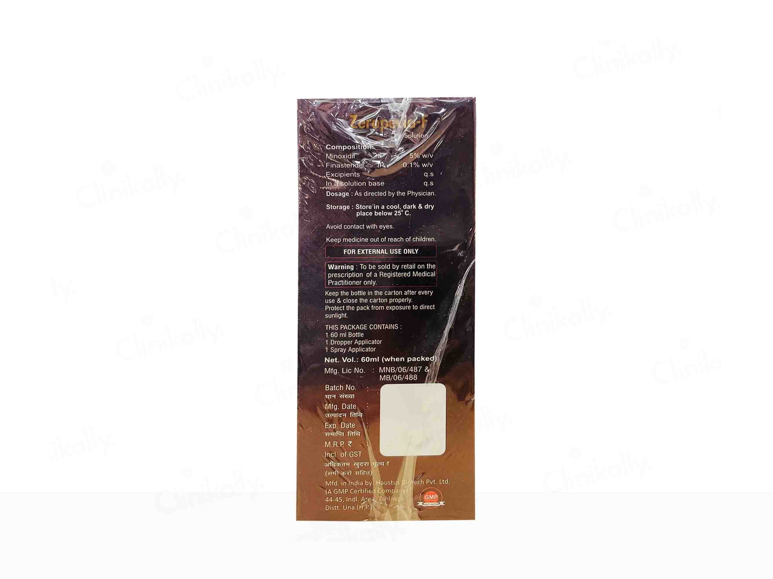 Zeropecia F 5% Topical Solution - Image 4