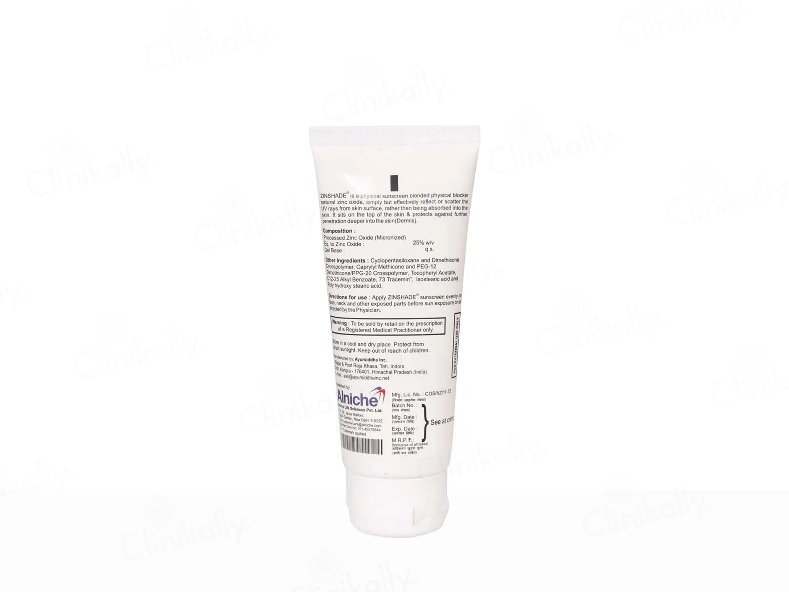 Zinshade Physical Sunscreen SPF 50+ - Image 3