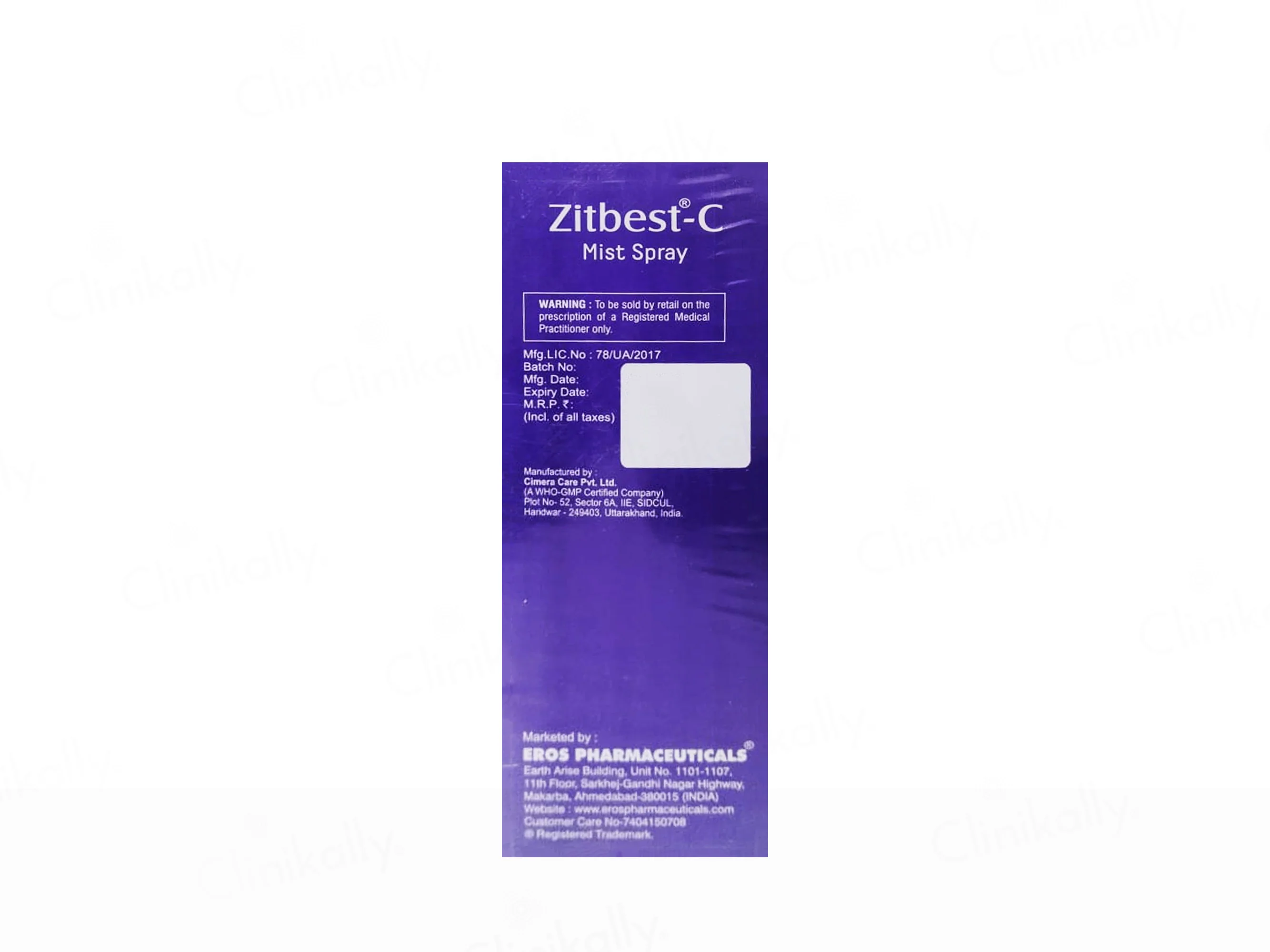 Zitbest-C Topical Mist Spray Solution - Image 3