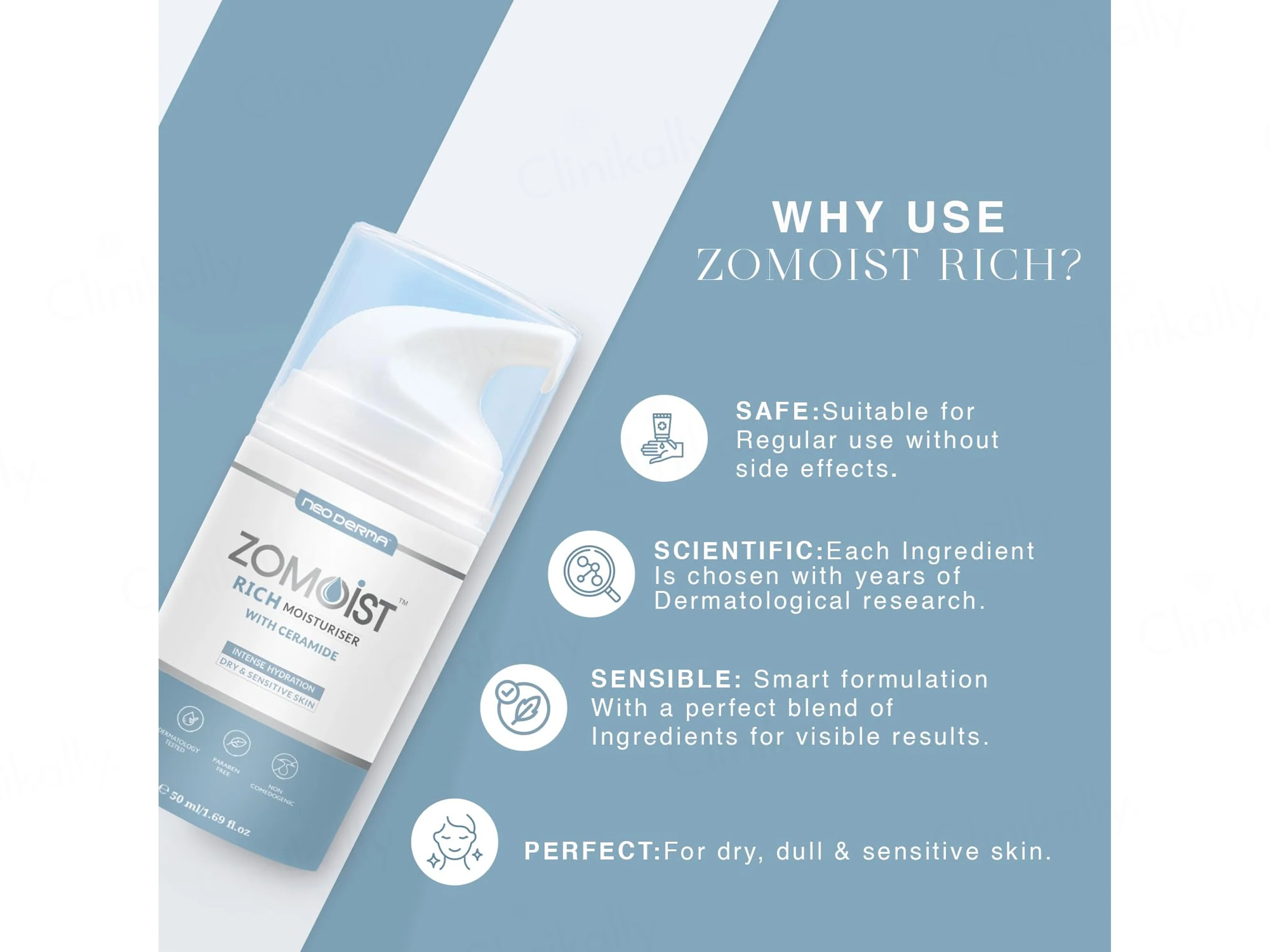 Zomoist Rich Hydrating Moisturiser - Image 4