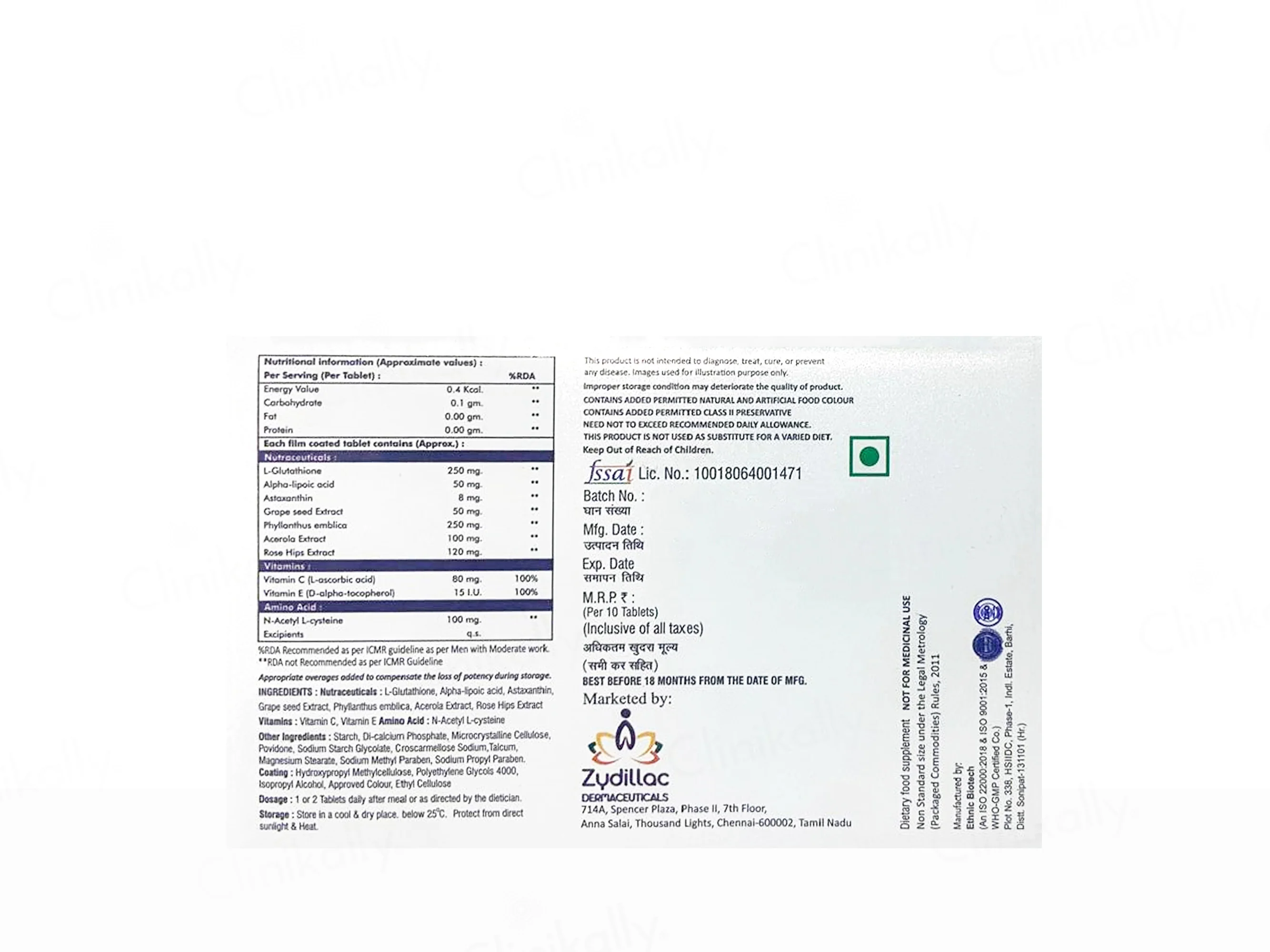 Zydiglow-GT Tablet - Image 2