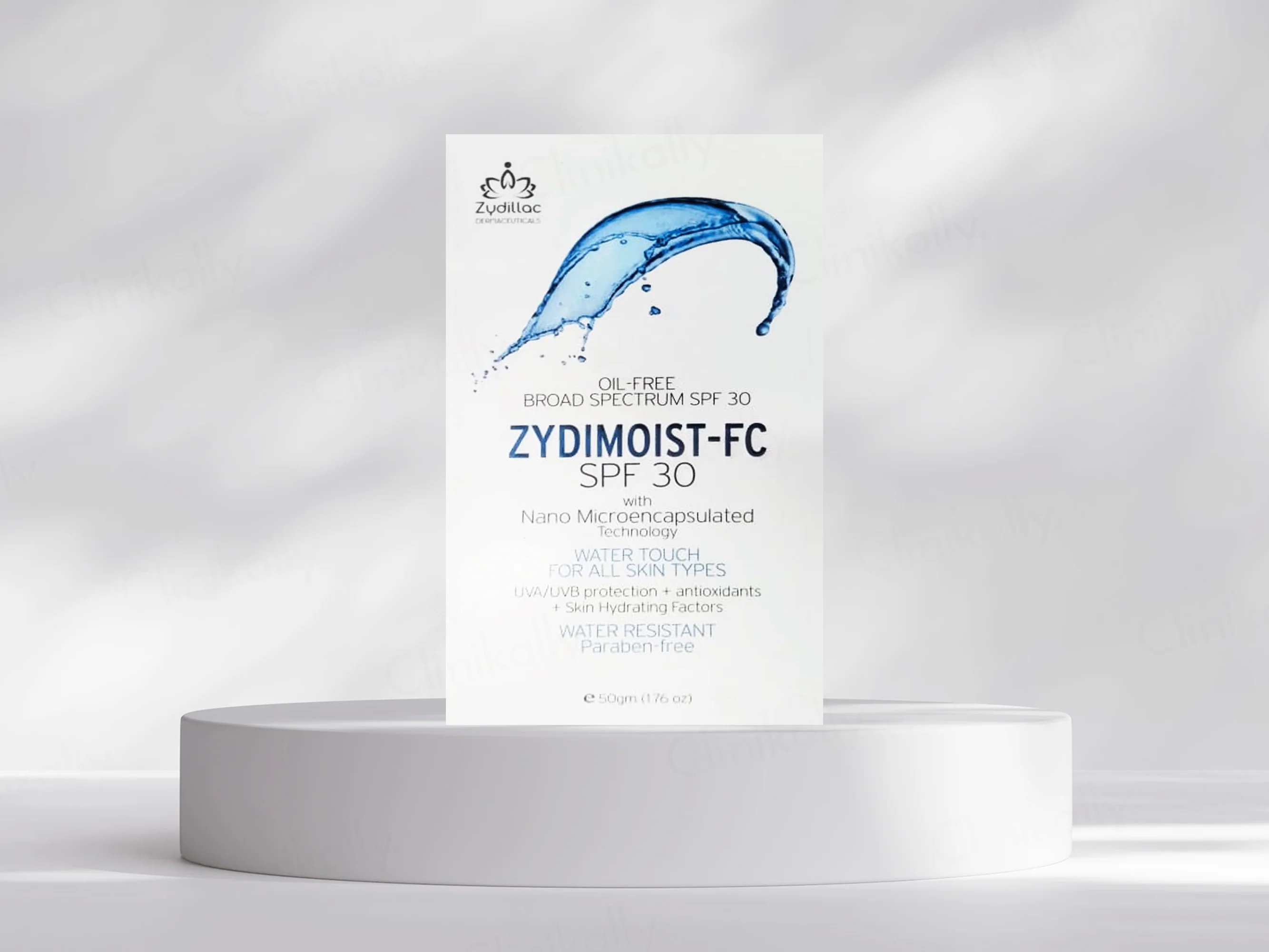 Zydimoist-FC Oil-Free Nano Microencapsulated Water Touch Sunscreen Gel SPF 30 - Image 2